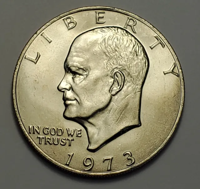 Low Mintage GEM Business UnCirculated++ 1973 P Eisenhower Dollar
