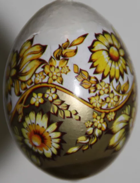 gourd pysanky Easter egg, mother’s day gift  or Christmas ornament with flowers