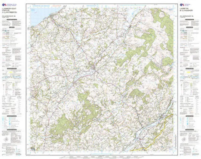 Lampeter & Llandovery Landranger Map 146 Ordnance Survey Latest 3