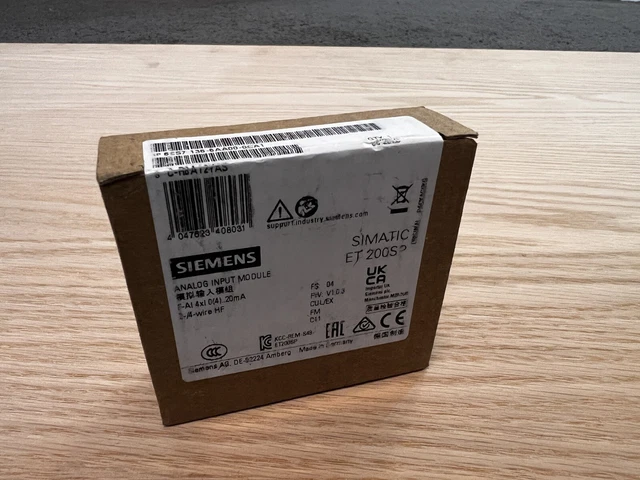 SIEMENS 6ES7 136-6A00-0CA1 Failsafe Analogue Input Card For ET200sp New ...
