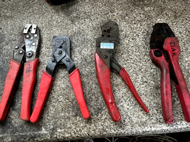 Electrical Ratchet Crimpers Crimping Tool  Heavy Duty, job lot...