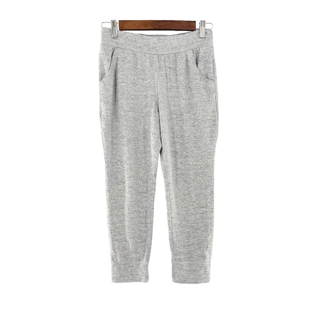 Champion Girls Pants Yoga Active Stretch Large 10 - 12 Youth Gray Joggers Comfy