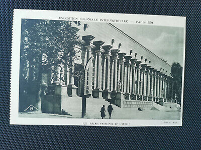 CPA 75 PARIS - Exposition Coloniale Internationale -Palais Principal de l'Italie