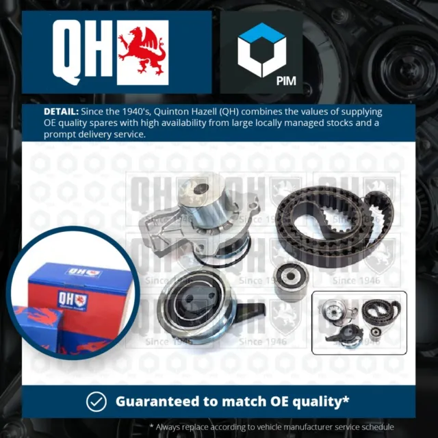 Timing Belt & Water Pump Kit fits SKODA FABIA NJ3, NJ5 1.4D 14 to 22 Set QH New