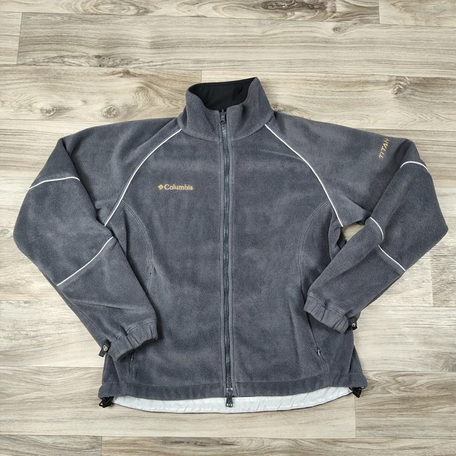 Columbia Titanium Women's Medium Full Zip Fleece Long Sleeve Jacket