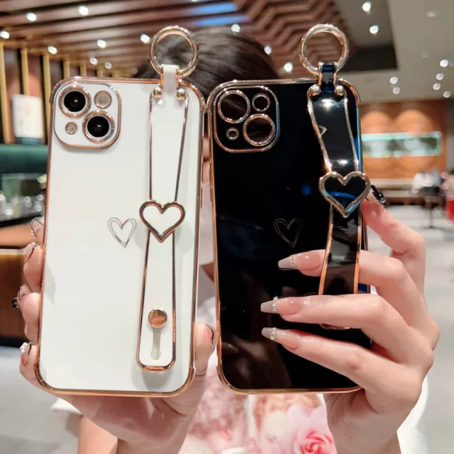 HandyHülle für iPhone 14 13 12 11 Pro Max XS XR 8 7 Plating TPU Schutzhülle Case