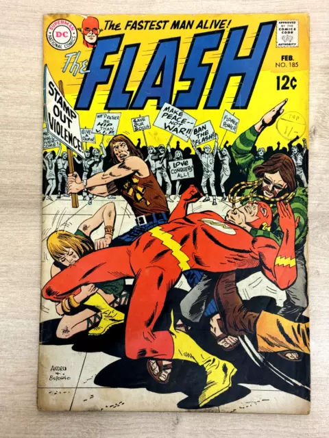 Dc Comics The Flash #185 February 1969, Vg/Fn 5.0