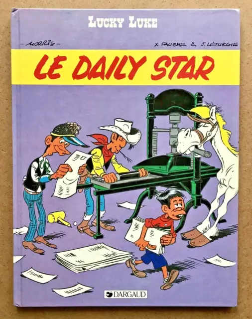 LUCKY LUKE T. 23 Le DAILY STAR EO 1984 / Morris (Spirou Tintin Pilote)