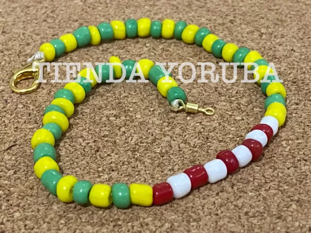 Santeria Yoruba. ELASTIC MAZOS Bracelet Idde for Orishas 