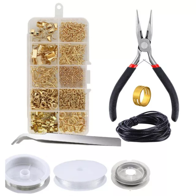 Wire Jewelry Making Starter Kit DIY Findings Sterling Repair Tool Supplies Craft 2