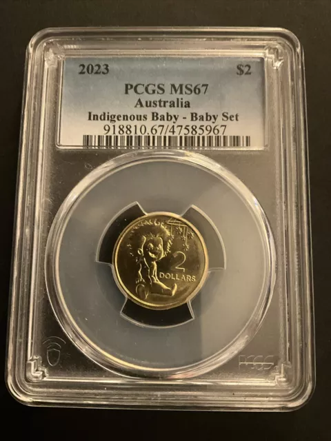 2023 Indigenous Baby -Baby Set $2 Pcgs Graded Ms67