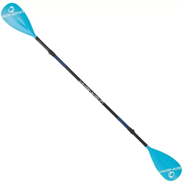 Spinera Deluxe Sup Kayak Doppel-Paddel Kombipaddel 2-in-1 Hybrid Paddle Turquois