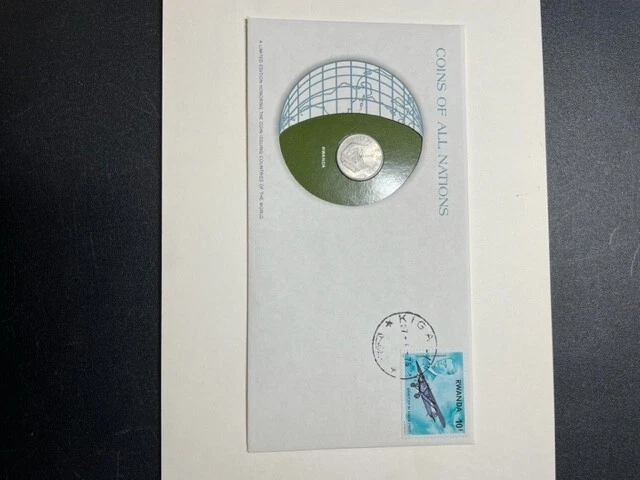 Coins of All Nations Rwanda 1 Franc 1977 KM-12 AL UNC CLEAN!! - US Seller