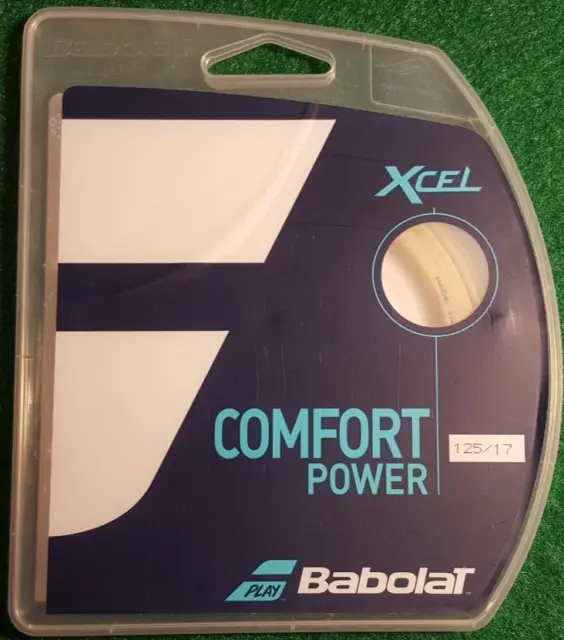 New Babolat Xcel Comfort Power 125/17 Tennis String!!! White Pack!!!