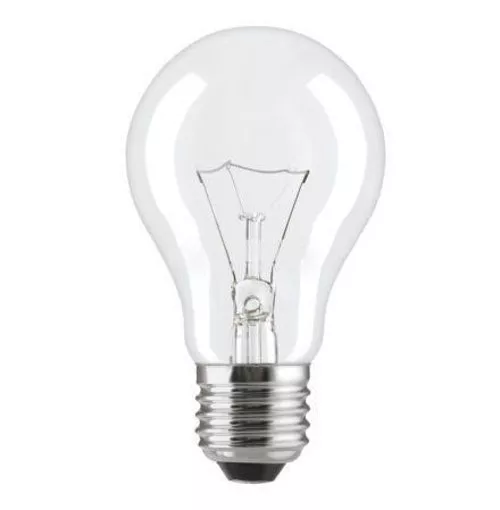 E27 230V Light Bulb 25W-40W-60W-75W-100W-150W-200W-300W Incandescent clear