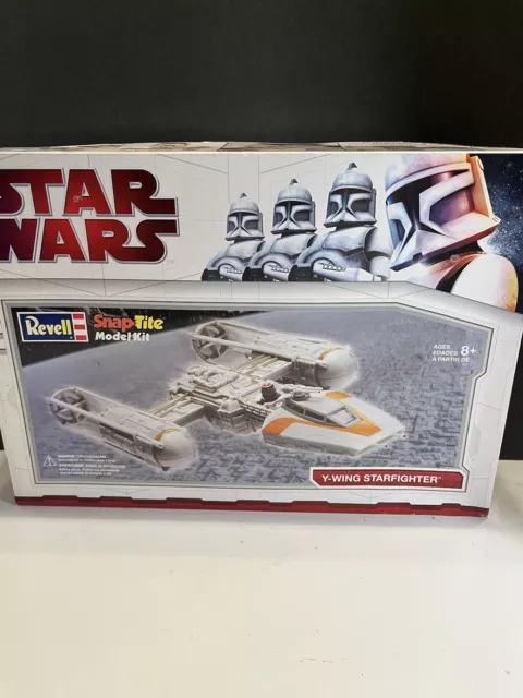 Revell Snap Tite Star Wars Y-Wing Starfighter Model Kit New Sealed Revell Snap Tite Star Wars Y-Wing Starfighter Model Kit New Sealed