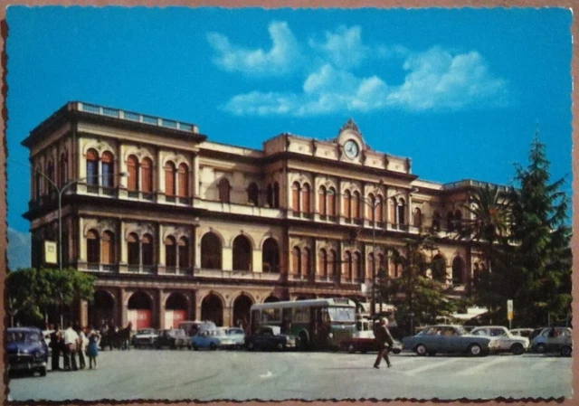 Palermo - Stazione Centrale - Animata Auto Automobili Autobus Traffico