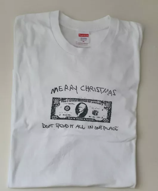 Supreme christmas tee 2015 hot sale