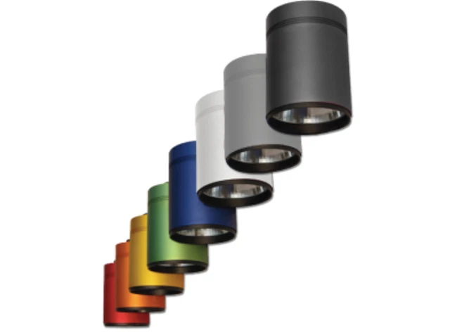 Dimmable LED Mini Cylinder Hanging Ceiling Light Pendant Lighting, White Housing