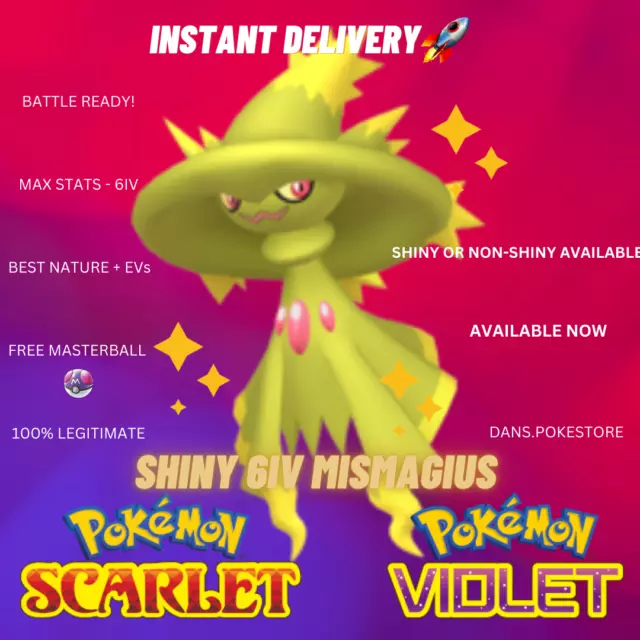 ✨ Shaymin ✨ Pokemon Violet Scarlet ✨ Max Stats All Moves 6 IV