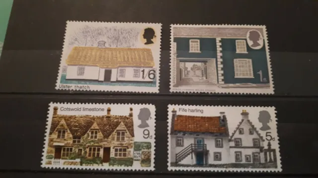 Gb Stamps  1970 British Rural Architecture