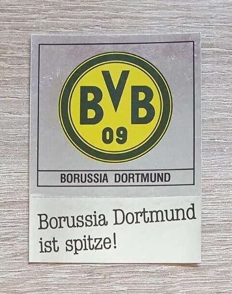 Panini Fussball 88 Borussia Dortmund W3 Wappen Foil Bundesliga 1988 Sticker