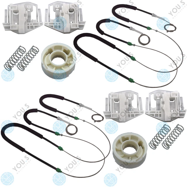 für BMW X3 (E83) Fensterheber Reparatursatz Seilzug - SET - Vorne Links + Rechts