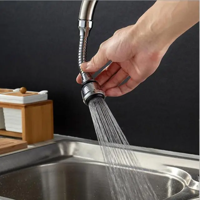 Kitchen Faucet Shower Head Economizer Filter Water Stream Faucet Pull Out