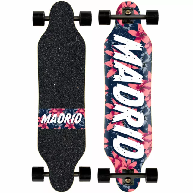 Madrid Weezer 36 Bloom Longboard komplett montiert inkl. Achsen Rollen NEU