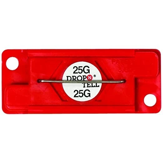 Drop n tell indicator for shipping crates, boxes