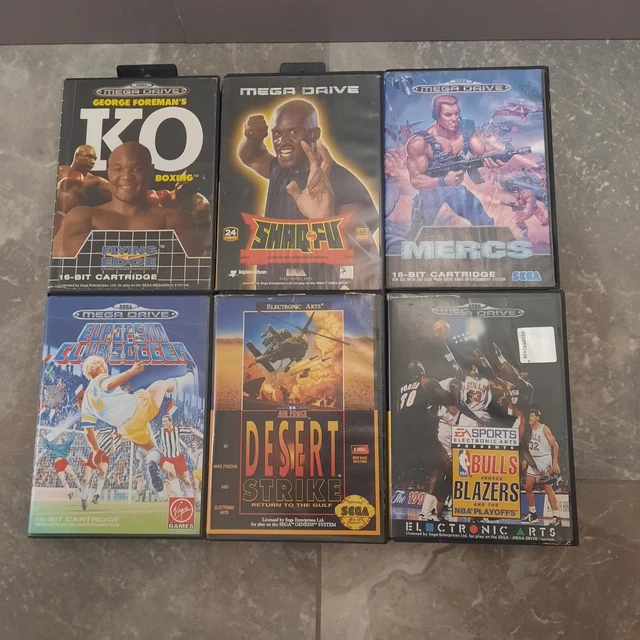 Lot De 2 Jeux Megadrive : Jurassic Park Et Golden Axe, Bon état, Tests OK