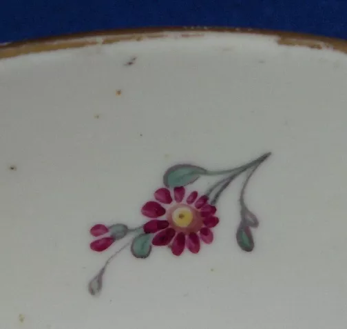 Antik 18thC Frankenthal Porzellan Szenerie Saucer Szene Porzellan Untertasse 3