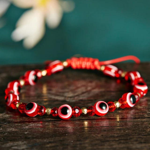 Charm Evil Eye Crystal Bracelet Chain Adjustable Women Men Turkish jewellery New
