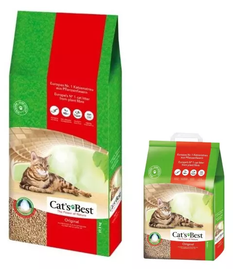 JRS Katzenstreu Cats Best Eko Plus 40l (17,2kg)  20l = 60l