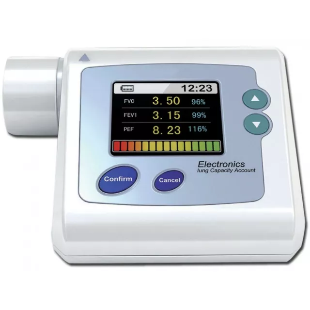 Contec SP10 Digital Electronic Spirometer + Memory + Software CE Clinic or Home