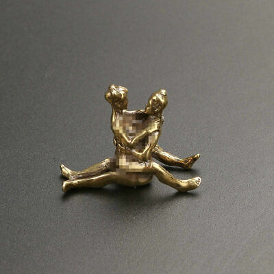 5 Pcs Chinese Sex Bronze Rare Brass Handwork Position Figure Statue Amulet Hot 2