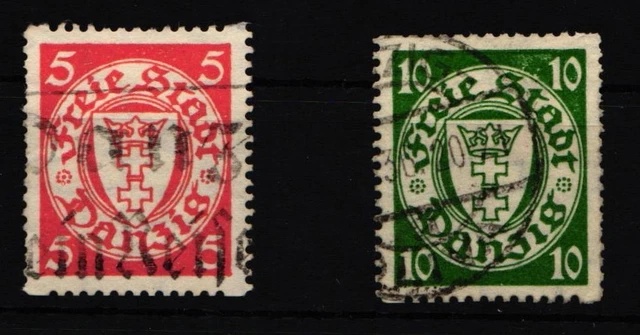 Danzig 193D-194D gestempelt #IQ325