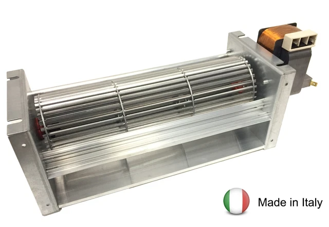 Motore Ventilatore Ventilatore Tangenziale Per Stufe A Pellet - Motore Destro, 240 Mm X 65 Mm, Ricambio Di Alta Qualità Ventola Tangenziale - Foto 8