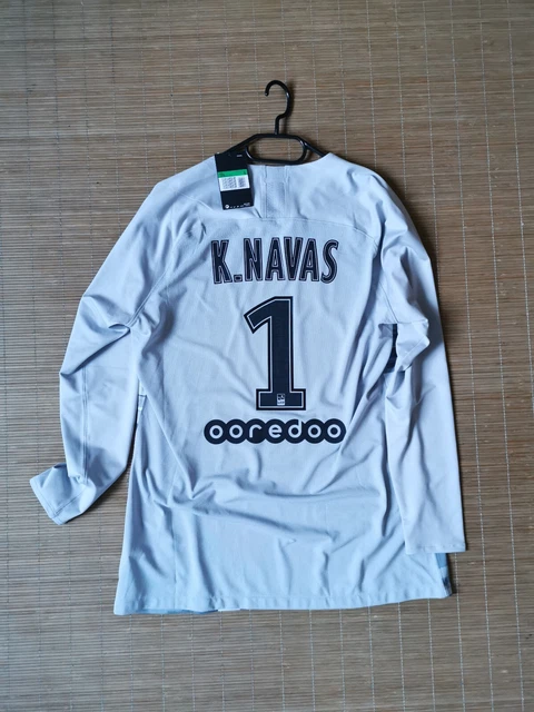 Flocage PSG UEFA 2019/20 - K. Navas #1 - Monblason (taille Adulte)