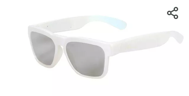OhO Bluetooth Sunglasses Rare Sparkling White