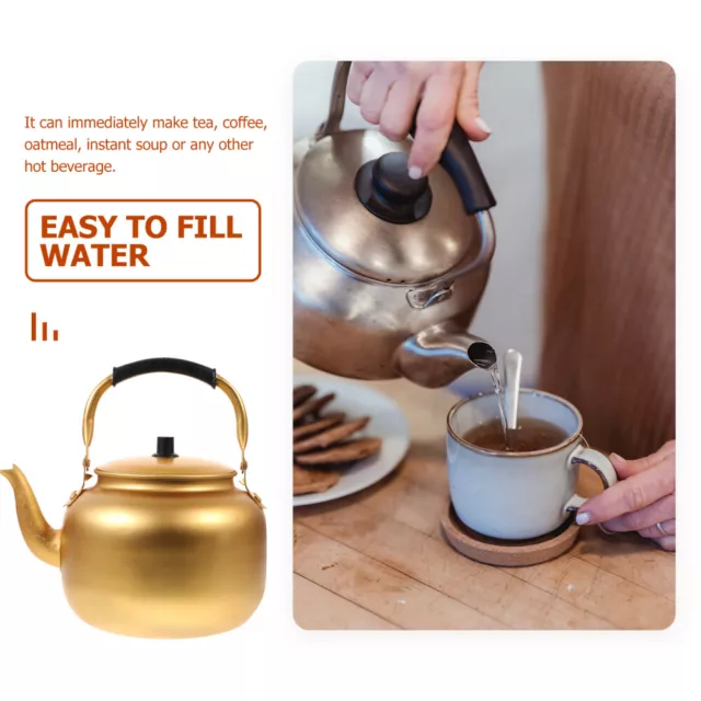 Housoutil Teapot Warmer 0.8L Tea Kettle Stovetop, Stainless Steel Hot Water  Tea Pot Boiling Water Kettle, Camping Tea Kettle for Stove Top Small