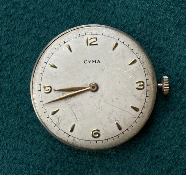 Montre Vintage ALTITUDE Suisse - 18 Rubis Incabloc - Cadran Chiffres Arabes - Bracelet Cuir - Occasion