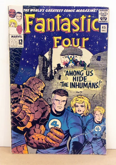 Fantastic Four #45 (1965) Story By Stan Lee And Art By Jack Kirby