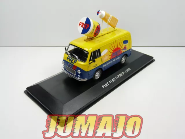 VCE17 1/43 IXO Commerciale Epoque : Fiat 1100 T - Crème Prep 1958