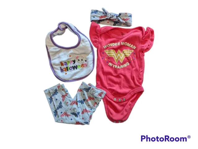 Baby Wonder Woman Costume Outfit, Size 3-6 Months