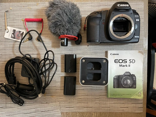 Canon EOS 5D Mark II 21.1 MP Digital SLR Camera - Black (Body Only)
