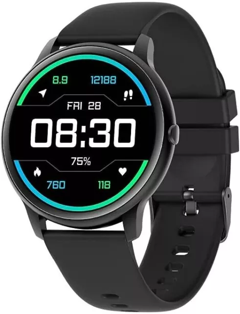 ASIAMENG Smartwatch Uomo  Contapassi da polso Smart Watch Fitness Impermeabile