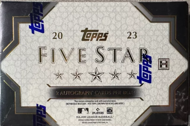 2023 Topps Five Star Baseball Factory Sealed- Free Shipping Always!