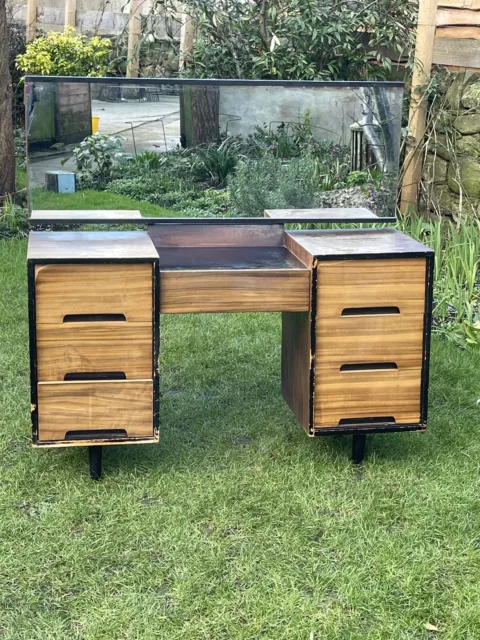 Mid Century 1950s Stag C Dressing Table/Desk In Walnut John Sylvia Reid