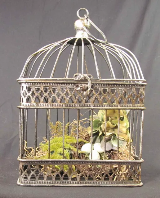 small metal decor bird cage